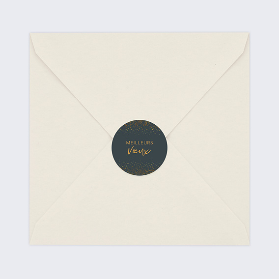 Stickers vœux Élégance Après 4