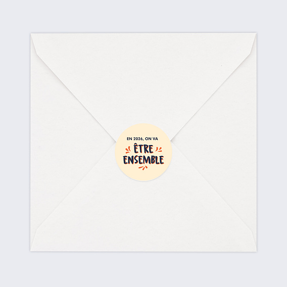 Stickers vœux Être Ensemble Après 4