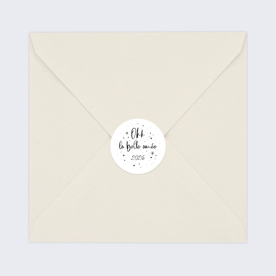 Stickers vœux La Belle Année Après 4