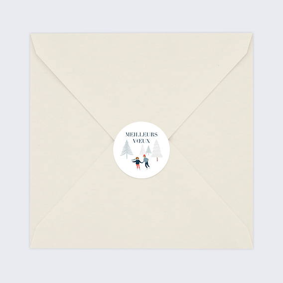 Stickers vœux Patinoire Après 4
