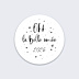 Stickers Voeux Personnalisable La Belle Année