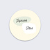 Stickers Voeux Personnalisable Famille Pain d'Epices