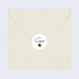Stickers Voeux Personnalisable Pomme de pin