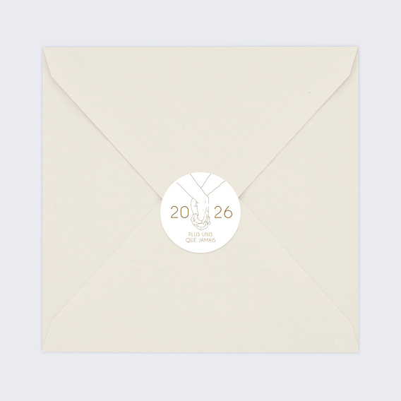 Stickers vœux Unis Après 4