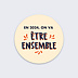 Stickers Voeux  Être Ensemble Recto
