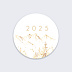 Stickers Voeux  Paysage d'Hiver Recto