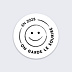Stickers Voeux  Smile Recto