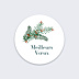 Stickers Voeux Personnalisable Houx Festif