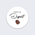 Stickers Voeux Personnalisable Pomme de pin
