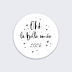 Stickers Voeux Personnalisable La Belle Année