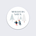 Stickers Voeux Personnalisable Patinoire