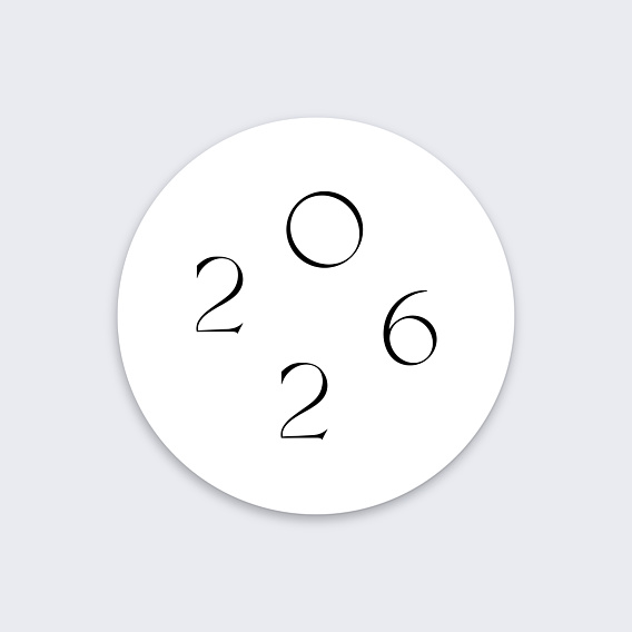 Stickers Voeux Personnalisable Grand Chiffre Noir
