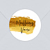 Stickers Voeux Personnalisable Pinceau