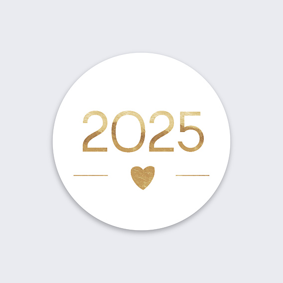 Stickers Voeux Personnalisable Jeu Typographique