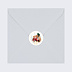Stickers Voeux Personnalisable Sapins