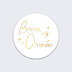 Stickers Voeux Personnalisable Souhait Festif
