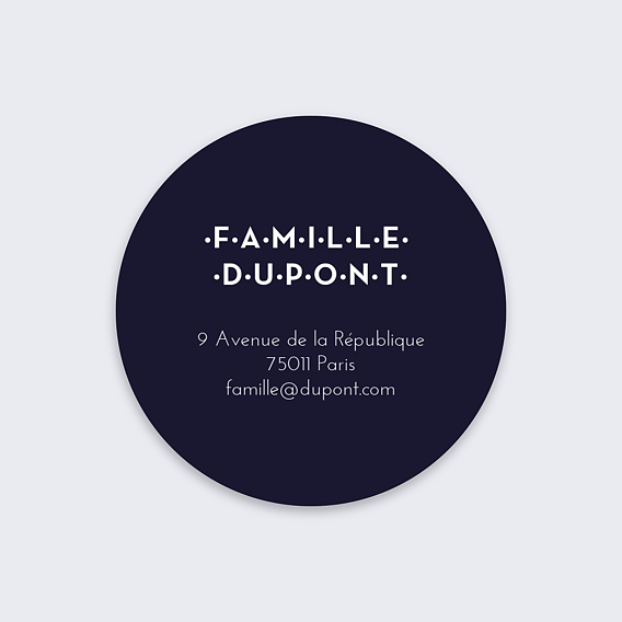 Stickers Voeux Personnalisable Rétrospective Photomaton