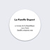 Stickers Voeux Personnalisable Joli Village