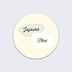 Stickers Voeux Personnalisable Famille Pain d'Epices