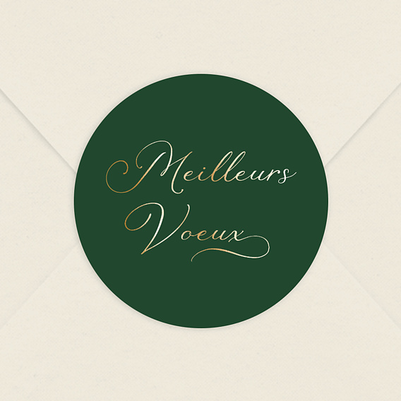Stickers Voeux Entreprise Chiffres et Lettres