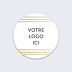 Stickers Voeux  Chiffres stylisés