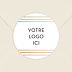 Stickers Voeux Chiffres stylisés