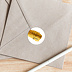 Stickers Voeux Entreprise Pinceau doré Après 4