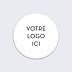 Stickers Voeux Entreprise Logo 100% personnalisable Recto