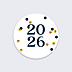 Stickers Voeux  Pois