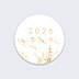 Stickers Voeux  Paysage d'Hiver