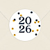 Stickers Voeux  Pois