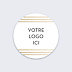 Stickers Voeux Chiffres stylisés