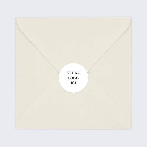 Stickers vœux entreprise Logo 100% personnalisable Après 3