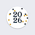 Stickers Voeux  Pois