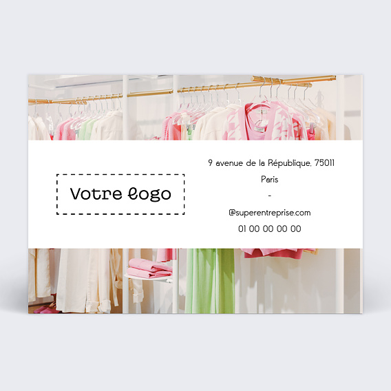 Support publicitaire Carte postale publicitaire simple