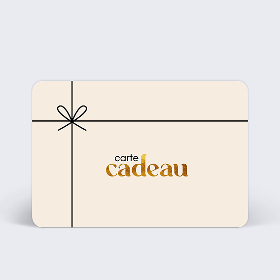 Support de Communication Carte Cadeau Chic - Popcarte