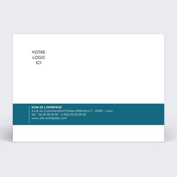 Support de Communication Carte de Correspondance Entreprise