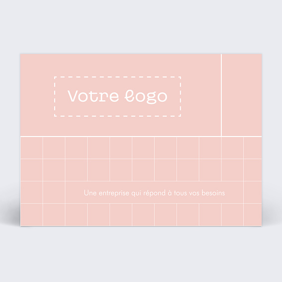 Support publicitaire Carte postale publicitaire graphique