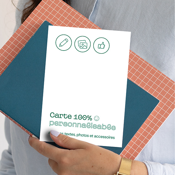 Support publicitaire Modèle 100% personnalisable portrait