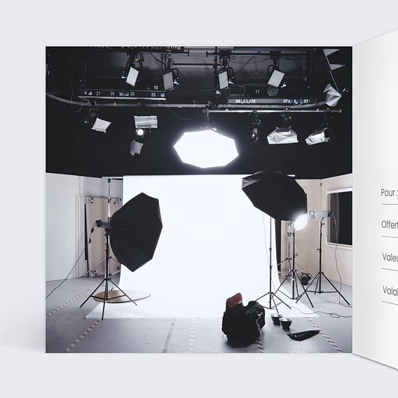 Carte cadeau Graphique Intérieur Gauche