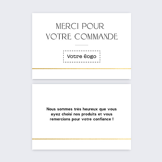 Remerciements Professionnels Minimaliste