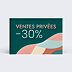 Remerciements Professionnels Ventes Privées Couleur