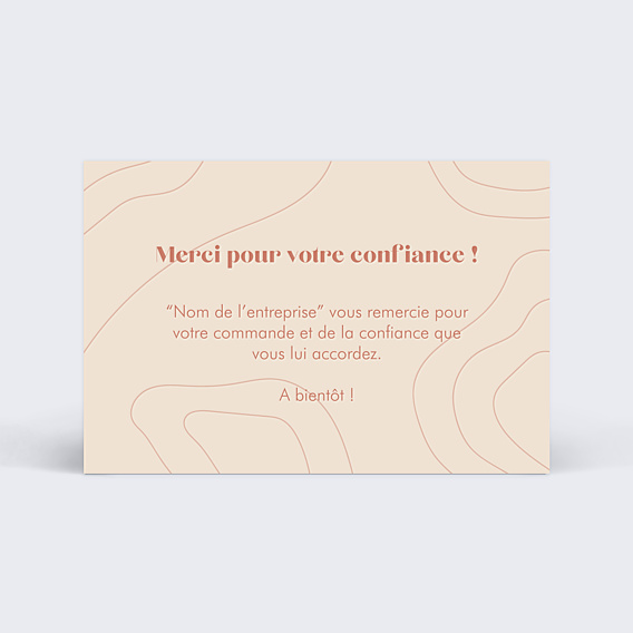 Remerciements Professionnels Forme