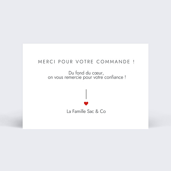 Remerciements Professionnels Merci pour votre commande