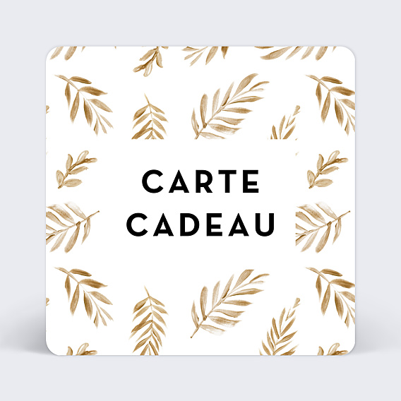 Carte cadeau Golden jungle