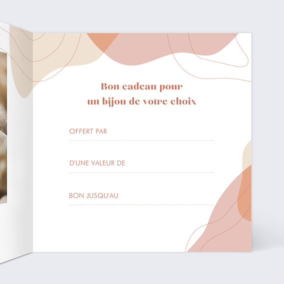 Carte cadeau Forme Intérieur Droit