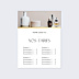 Affiche entreprise Tarifs minimaliste