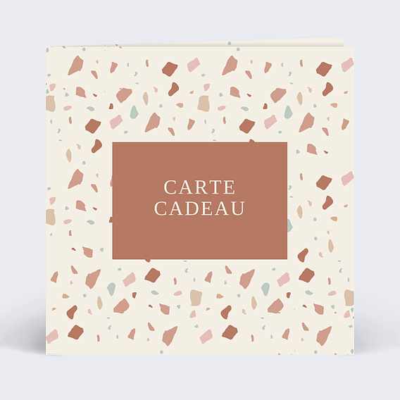 Carte cadeau Terrazzo Recto