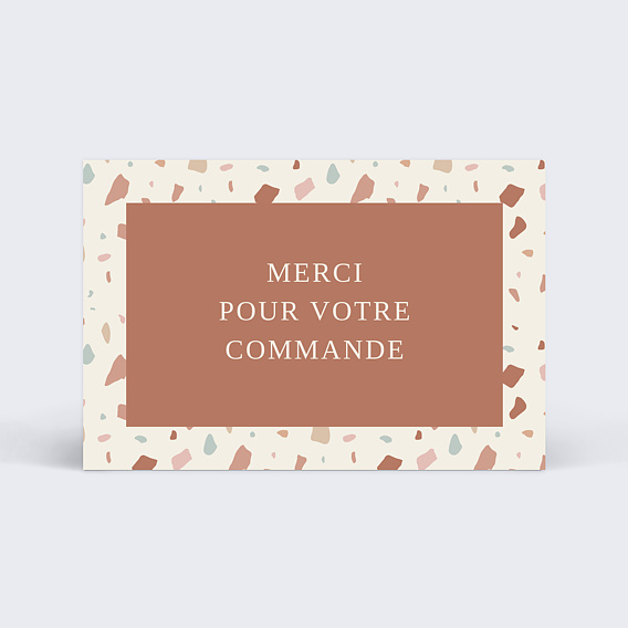 Remerciements Professionnels Terrazzo