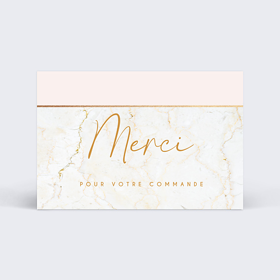 Remerciements Professionnels Marbre